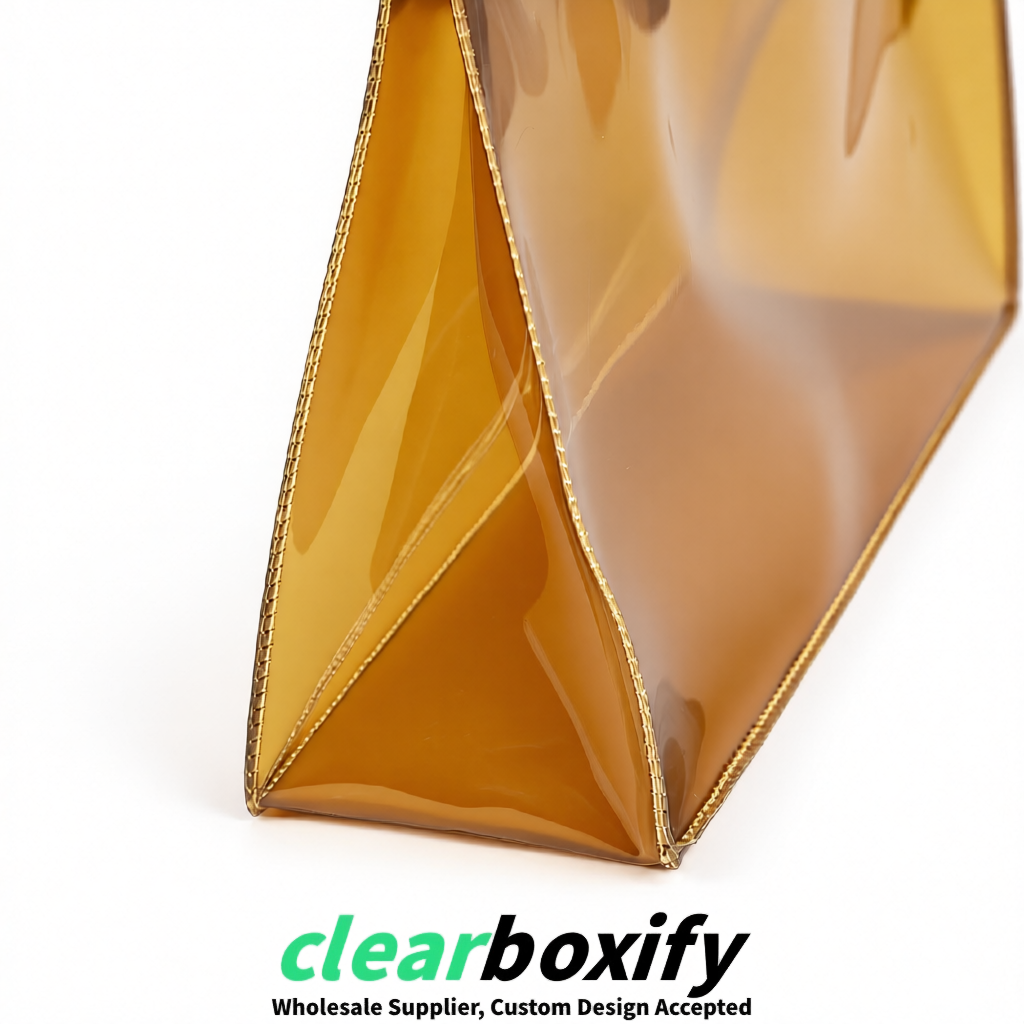 Amber EVA/PVC Cosmetic Bags | OEM/ODM Clear Zipper Makeup Pouches