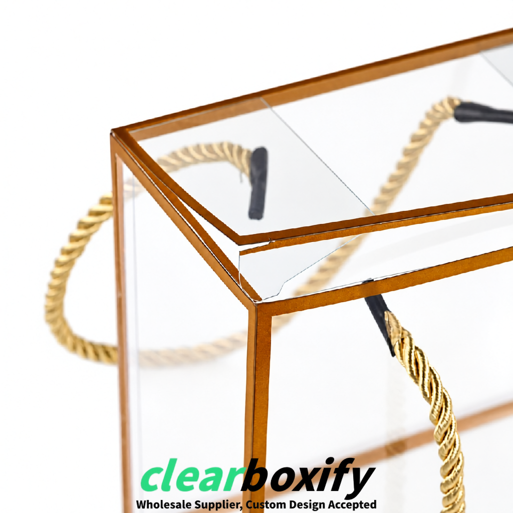 Amber Private Label Clear PVC, PP, PET Tote Bags & Handbags Wholesale