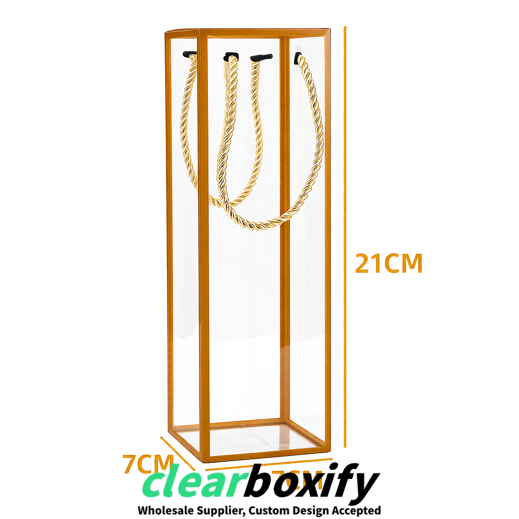 Amber Private Label Clear PVC, PP, PET Tote Bags & Handbags Wholesale