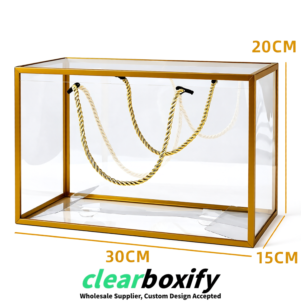 Amber Private Label Clear PVC, PP, PET Tote Bags & Handbags Wholesale