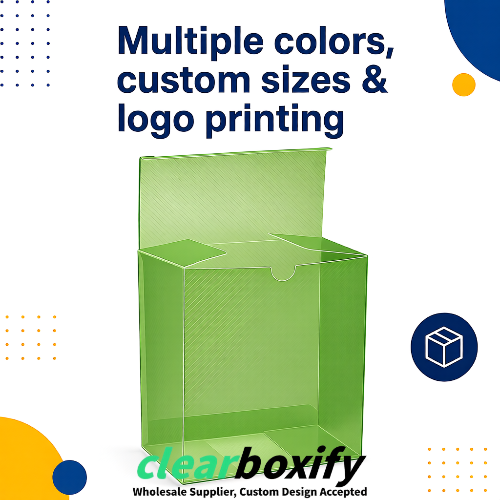 Avocado Green Matte PP Frosted & Diagonal Texture Boxes with Diagonal Texture