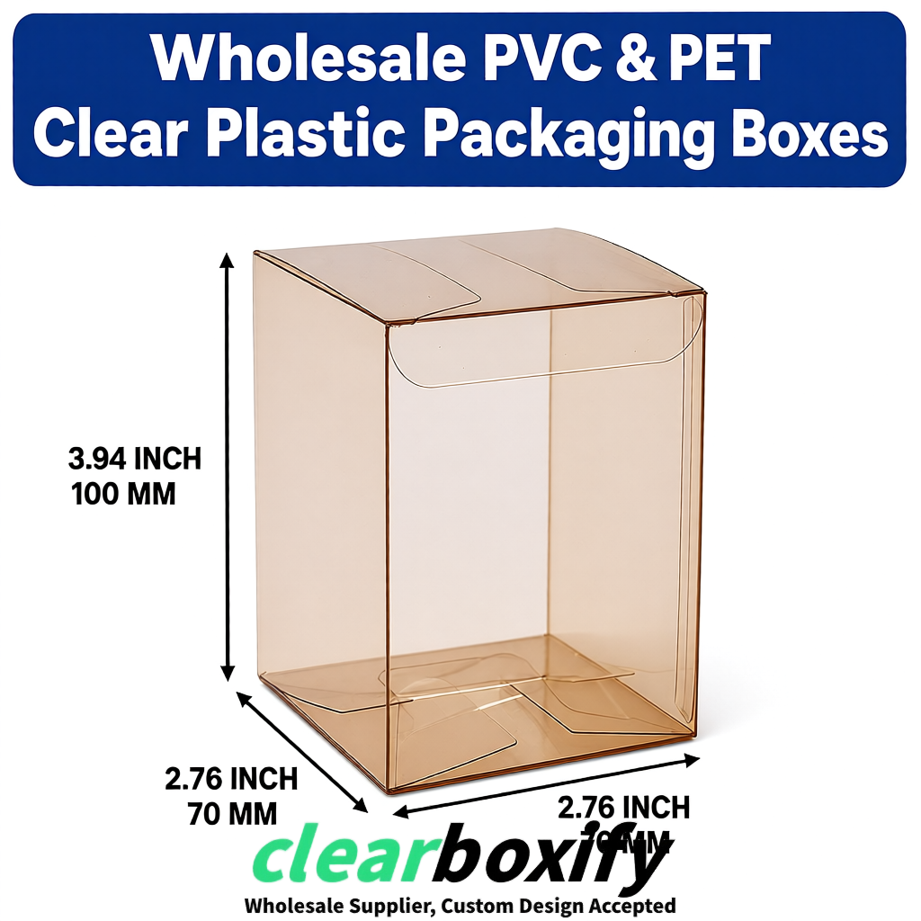 PPWR-Aligned Beige Translucent PVC & PET Boxes 60x60x180mm 76x76x76mm 70x70x70/100/120mm PPWR-Aligned Beige Translucent PVC & PET Boxes 60x60x180mm 76x76x76mm 70x70x70/100/120mm