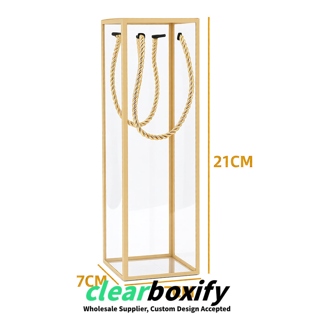 Beige Private Label Clear PVC, PP, PET Tote Bags & Handbags Wholesale