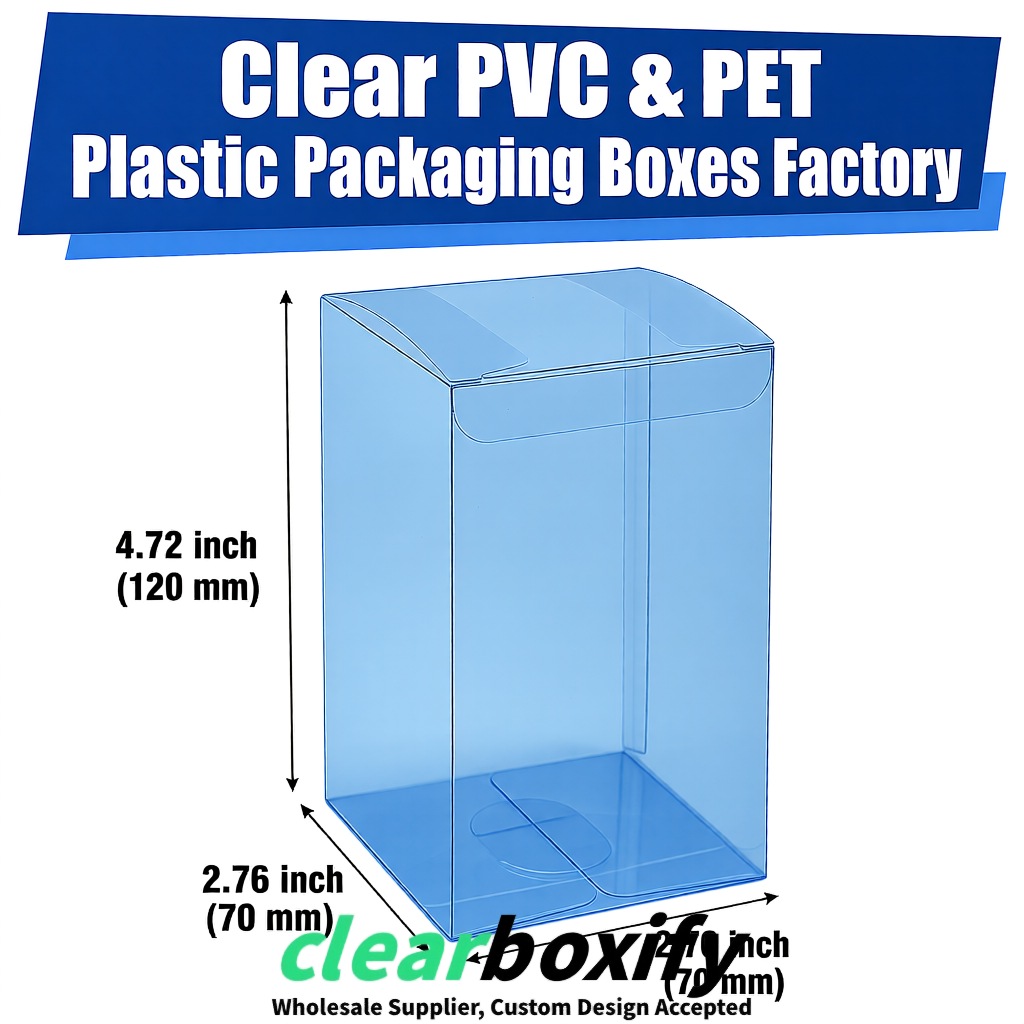PPWR-Aligned Blue Translucent PVC & PET Boxes 60x60x180mm 76x76x76mm 70x70x70/100/120mm PPWR-Aligned Blue Translucent PVC & PET Boxes 60x60x180mm 76x76x76mm 70x70x70/100/120mm