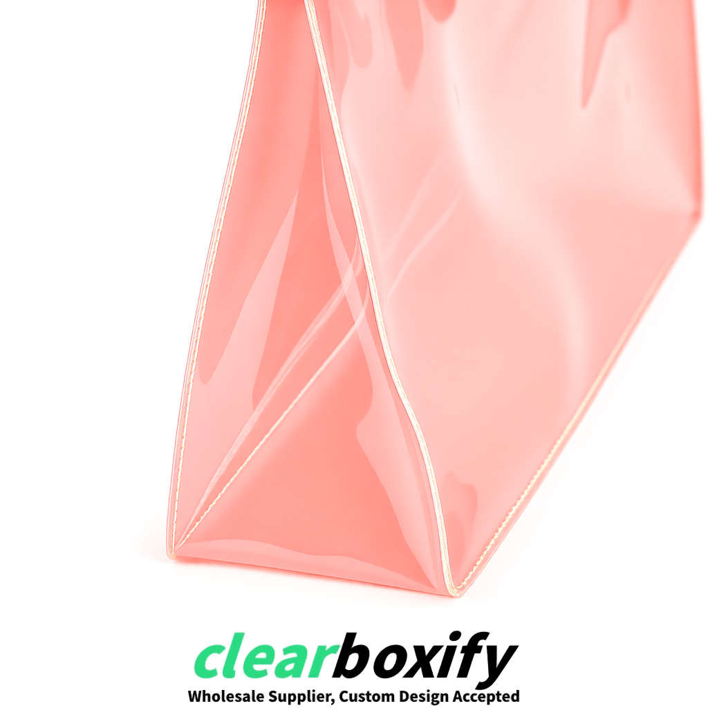Blush EVA/PVC Cosmetic Bags | OEM/ODM Clear Zipper Makeup Pouches