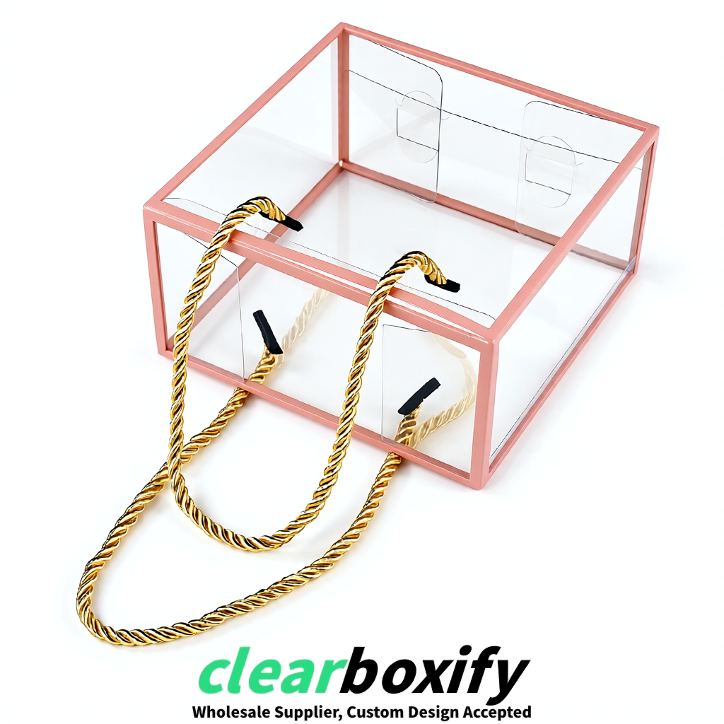 Blush Private Label Clear PVC, PP, PET Tote Bags & Handbags Wholesale