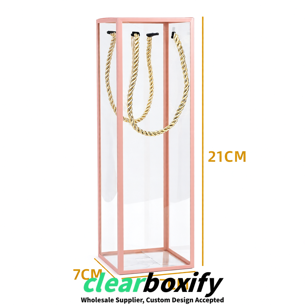 Blush Private Label Clear PVC, PP, PET Tote Bags & Handbags Wholesale