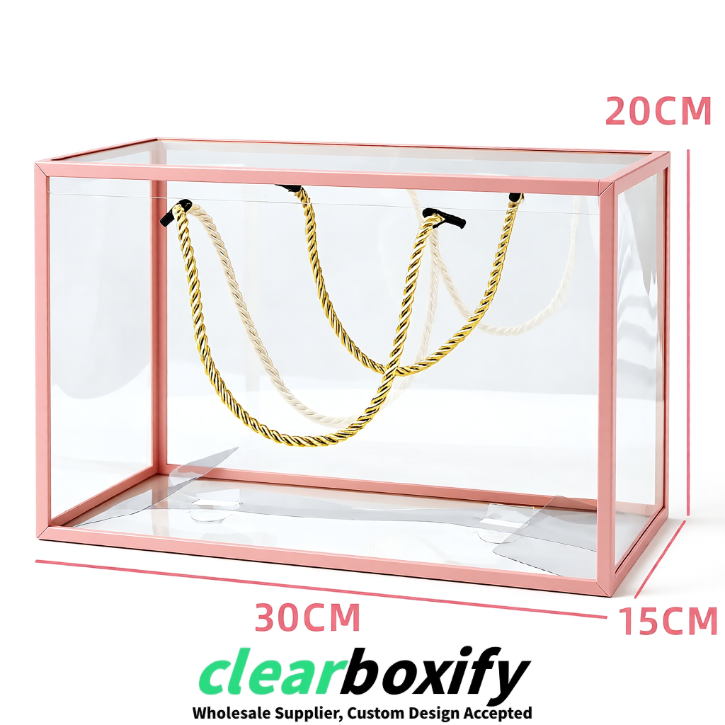 Blush Private Label Clear PVC, PP, PET Tote Bags & Handbags Wholesale