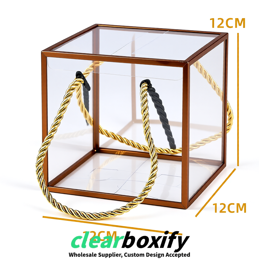 Bronze Private Label Clear PVC, PP, PET Tote Bags & Handbags Wholesale