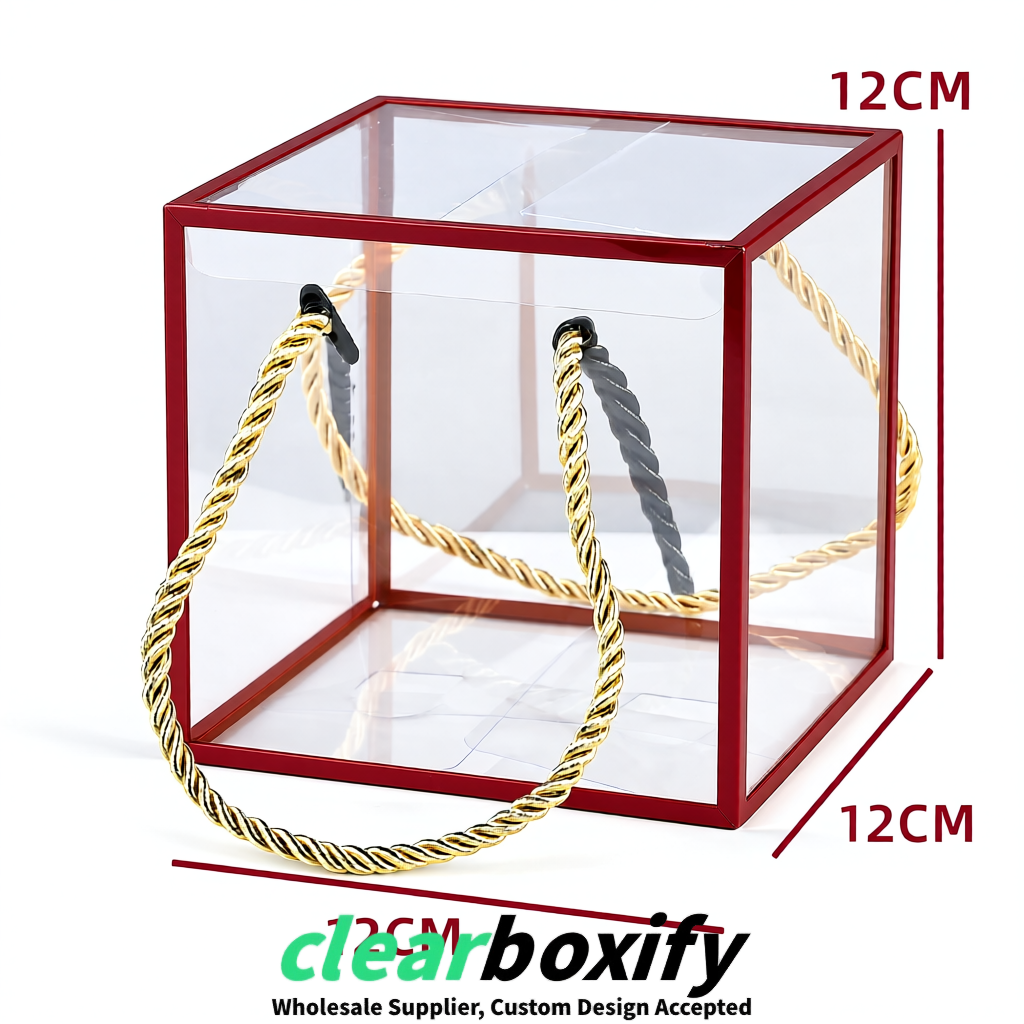 Crimson Private Label Clear PVC, PP, PET Tote Bags & Handbags Wholesale