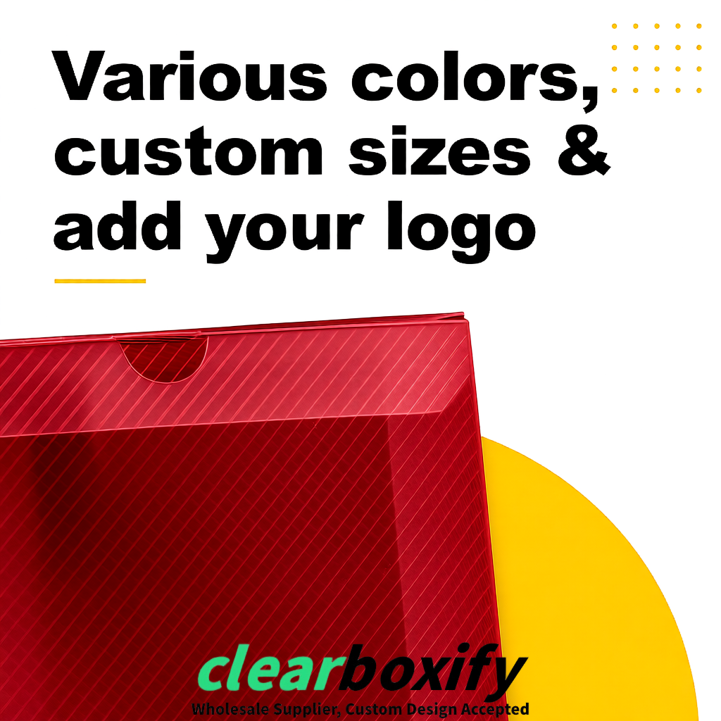 Crimson Matte PP Frosted & Diagonal Texture Boxes with Diagonal Texture Crimson Matte PP Frosted & Diagonal Texture Boxes with Diagonal Texture
