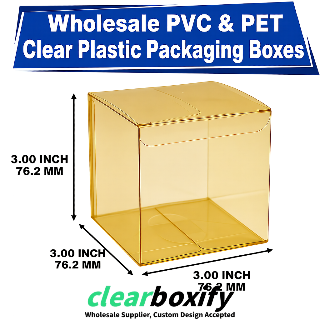 PPWR-Aligned Gold Translucent PVC & PET Boxes 60x60x180mm 76x76x76mm 70x70x70/100/120mm PPWR-Aligned Gold Translucent PVC & PET Boxes 60x60x180mm 76x76x76mm 70x70x70/100/120mm