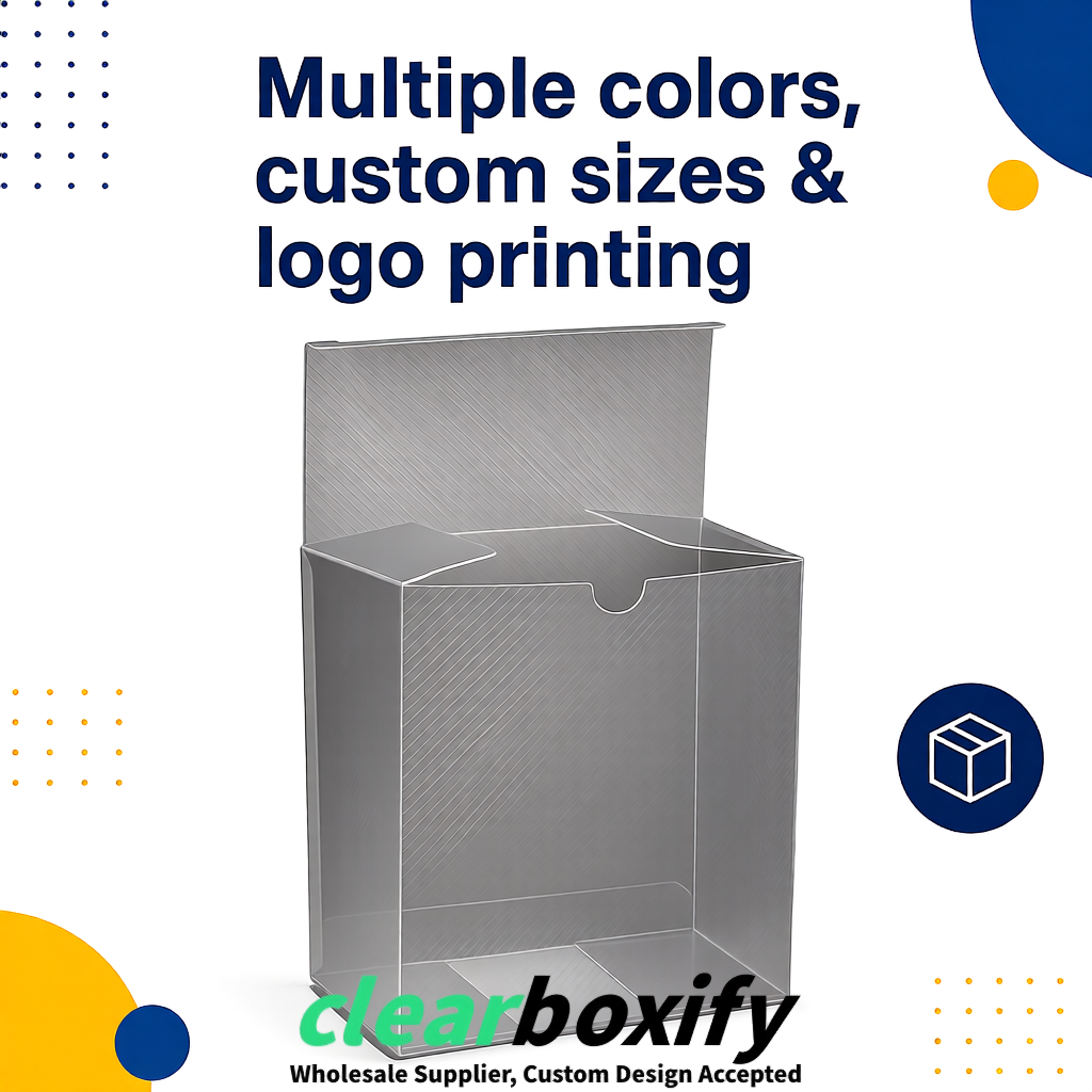 Gray Matte PP Frosted & Diagonal Texture Boxes with Diagonal Texture