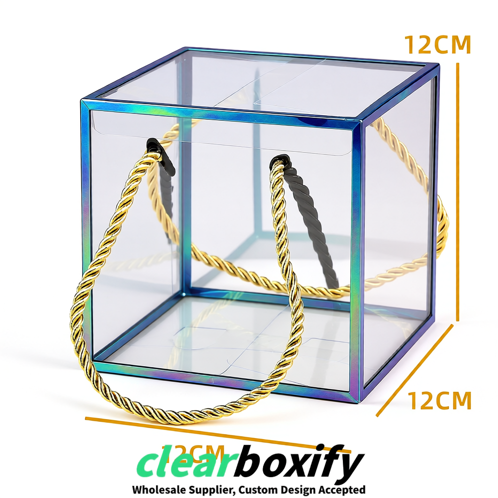 Holographic Private Label Clear PVC, PP, PET Tote Bags & Handbags Wholesale