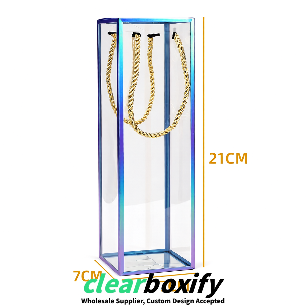 Holographic Private Label Clear PVC, PP, PET Tote Bags & Handbags Wholesale