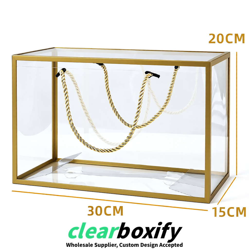 Khaki Private Label Clear PVC, PP, PET Tote Bags & Handbags Wholesale