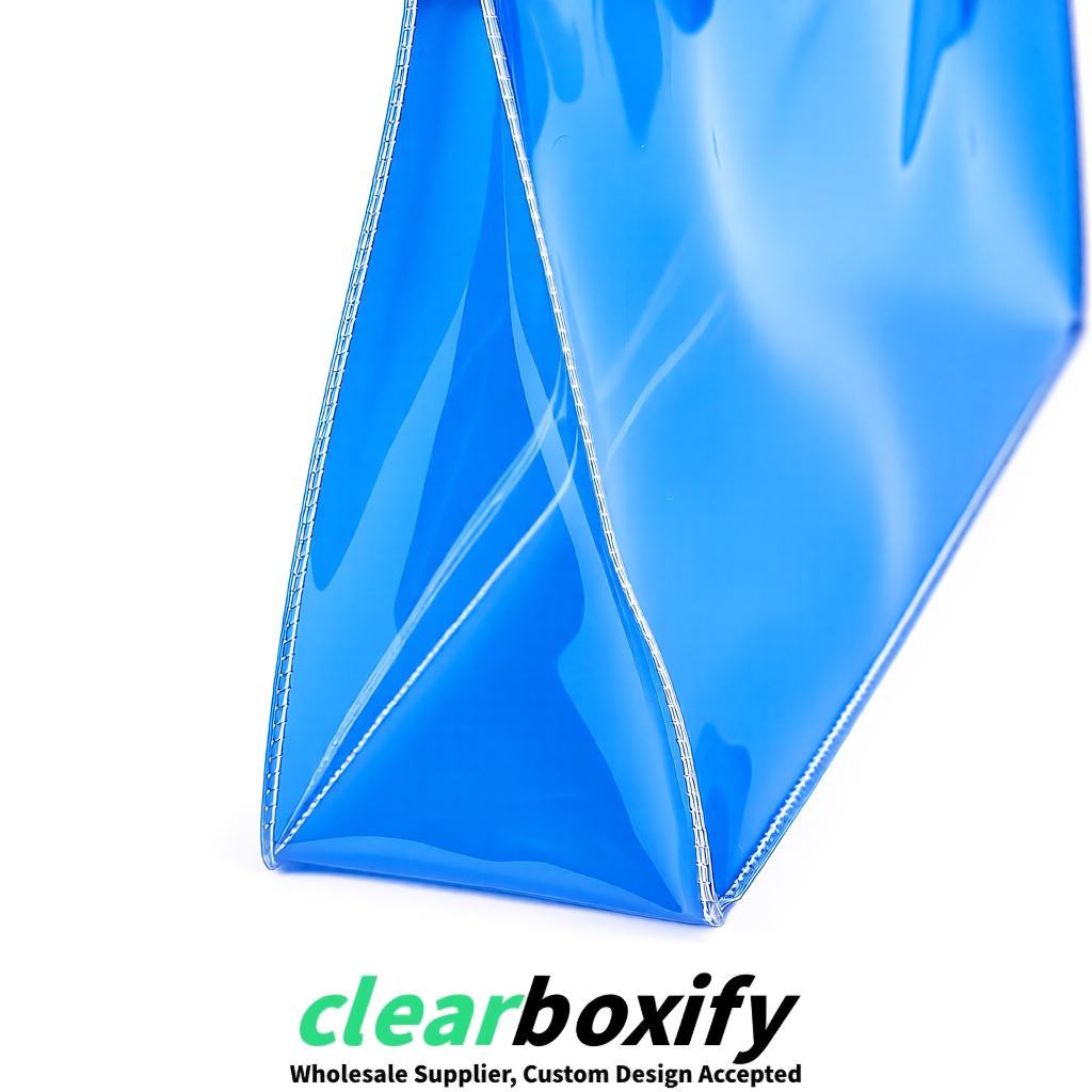 Klein Blue EVA/PVC Cosmetic Bags | OEM/ODM Clear Zipper Makeup Pouches