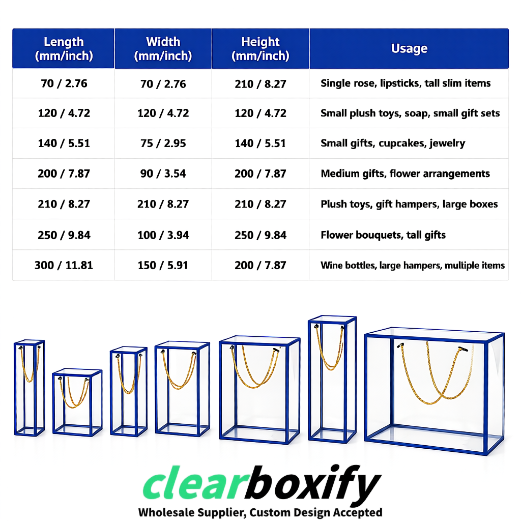 Klein Blue Private Label Clear PVC, PP, PET Tote Bags & Handbags Wholesale