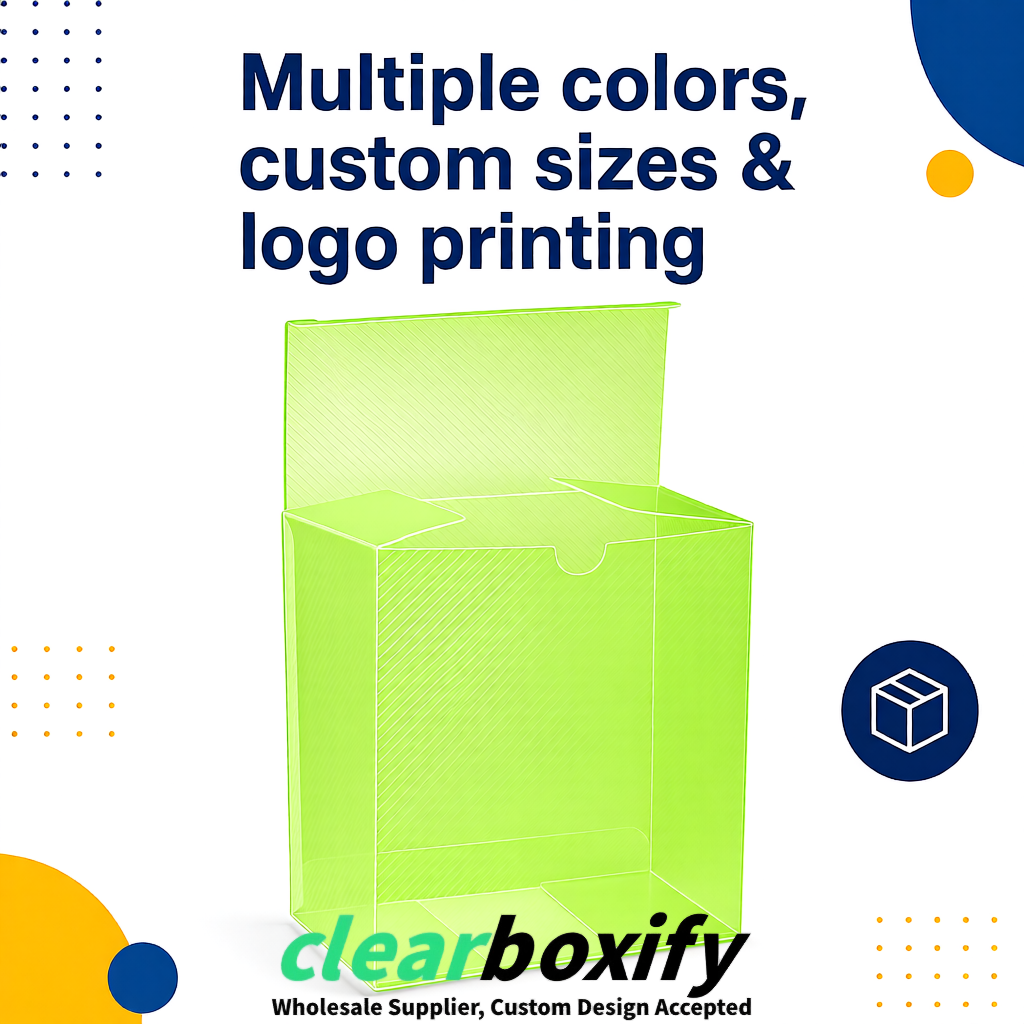 Lime Green Matte PP Frosted & Diagonal Texture Boxes with Diagonal Texture