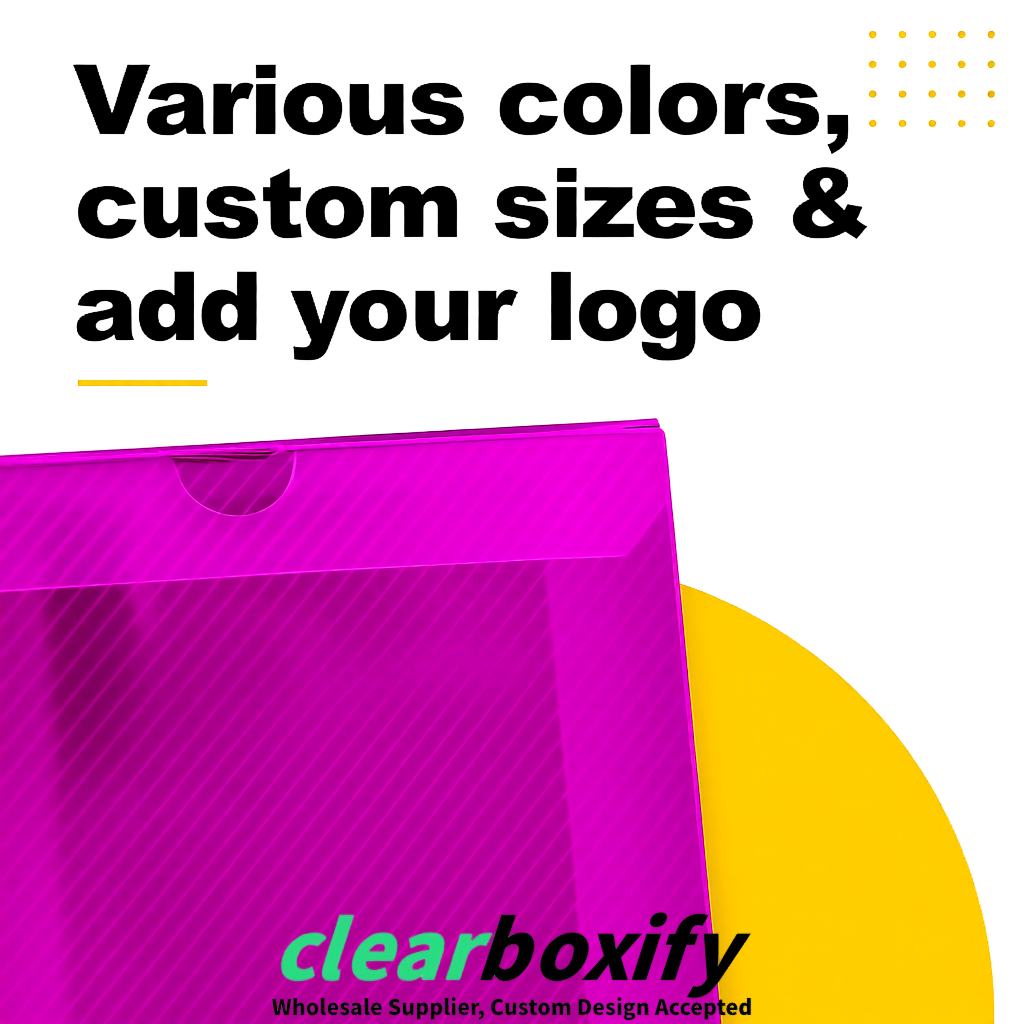Magenta Matte PP Frosted & Diagonal Texture Boxes with Diagonal Texture