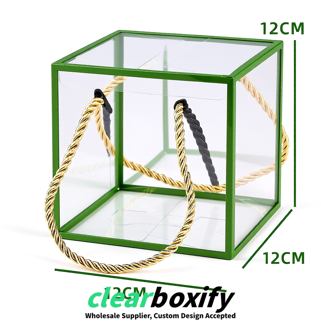 Matcha Green Private Label Clear PVC, PP, PET Tote Bags & Handbags Wholesale