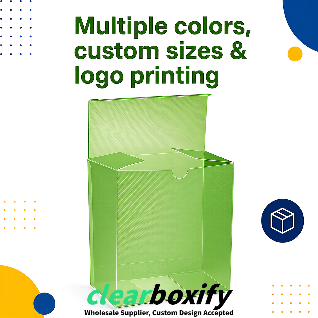 Matcha Green Matte PP Frosted & Diagonal Texture Boxes with Diagonal Texture