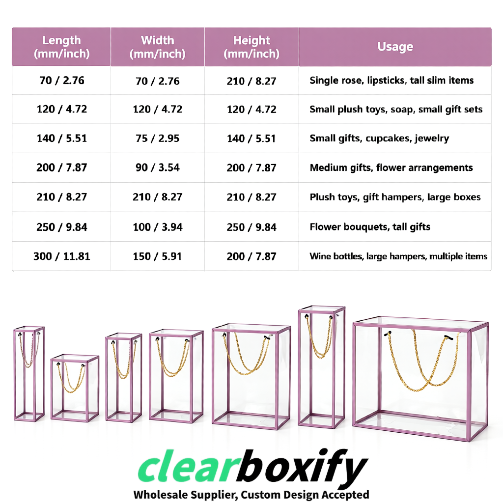Mauve Private Label Clear PVC, PP, PET Tote Bags & Handbags Wholesale