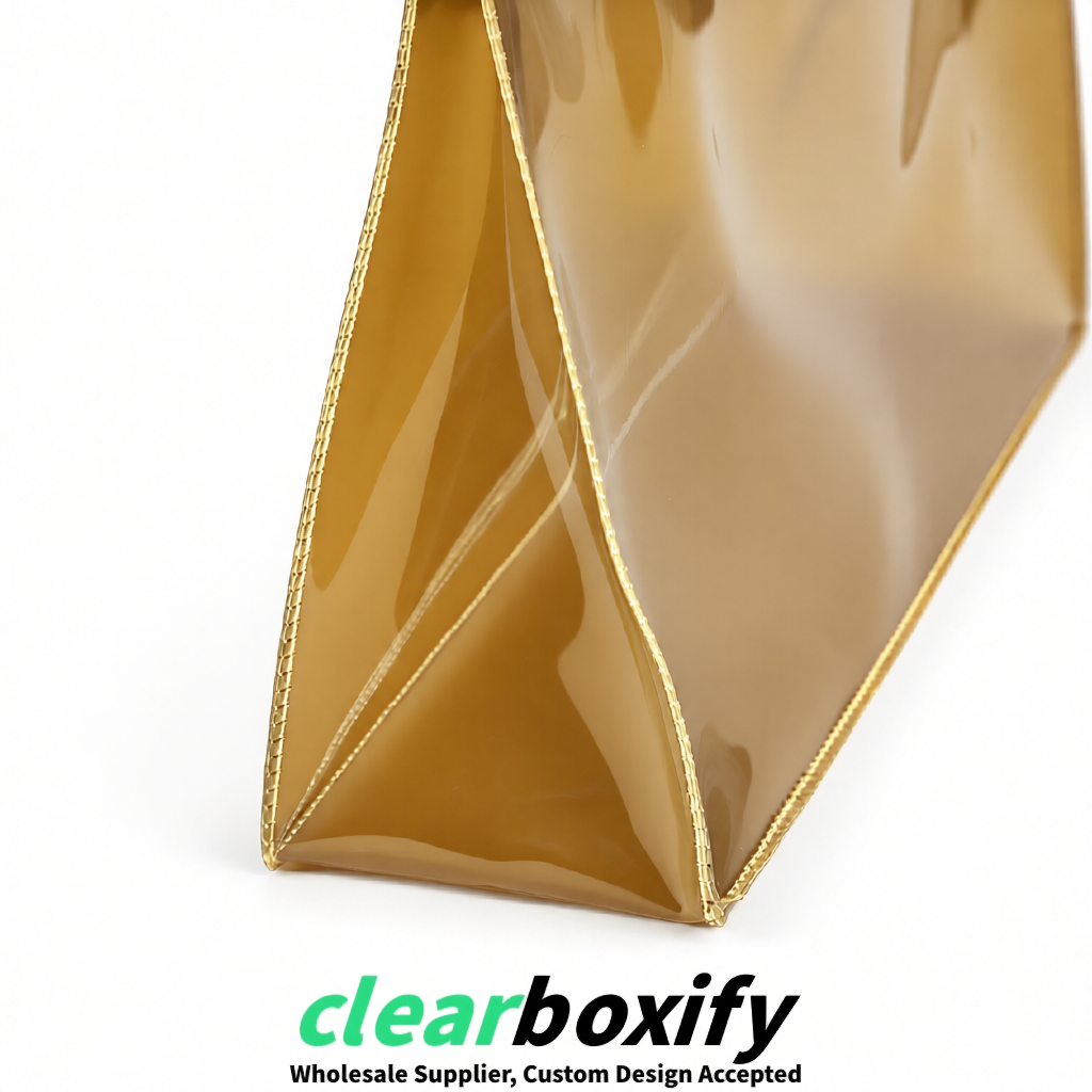 Ochre EVA/PVC Cosmetic Bags | OEM/ODM Clear Zipper Makeup Pouches