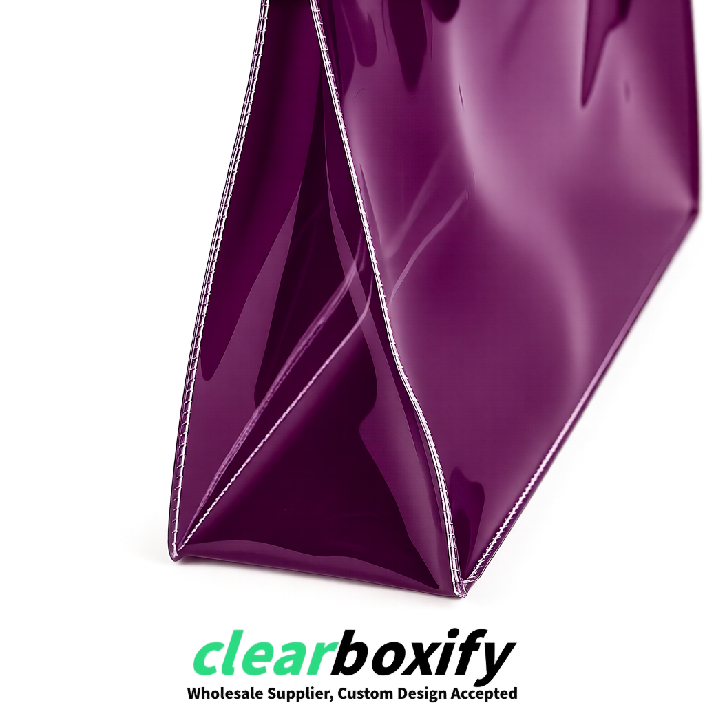 Plum EVA/PVC Cosmetic Bags | OEM/ODM Clear Zipper Makeup Pouches
