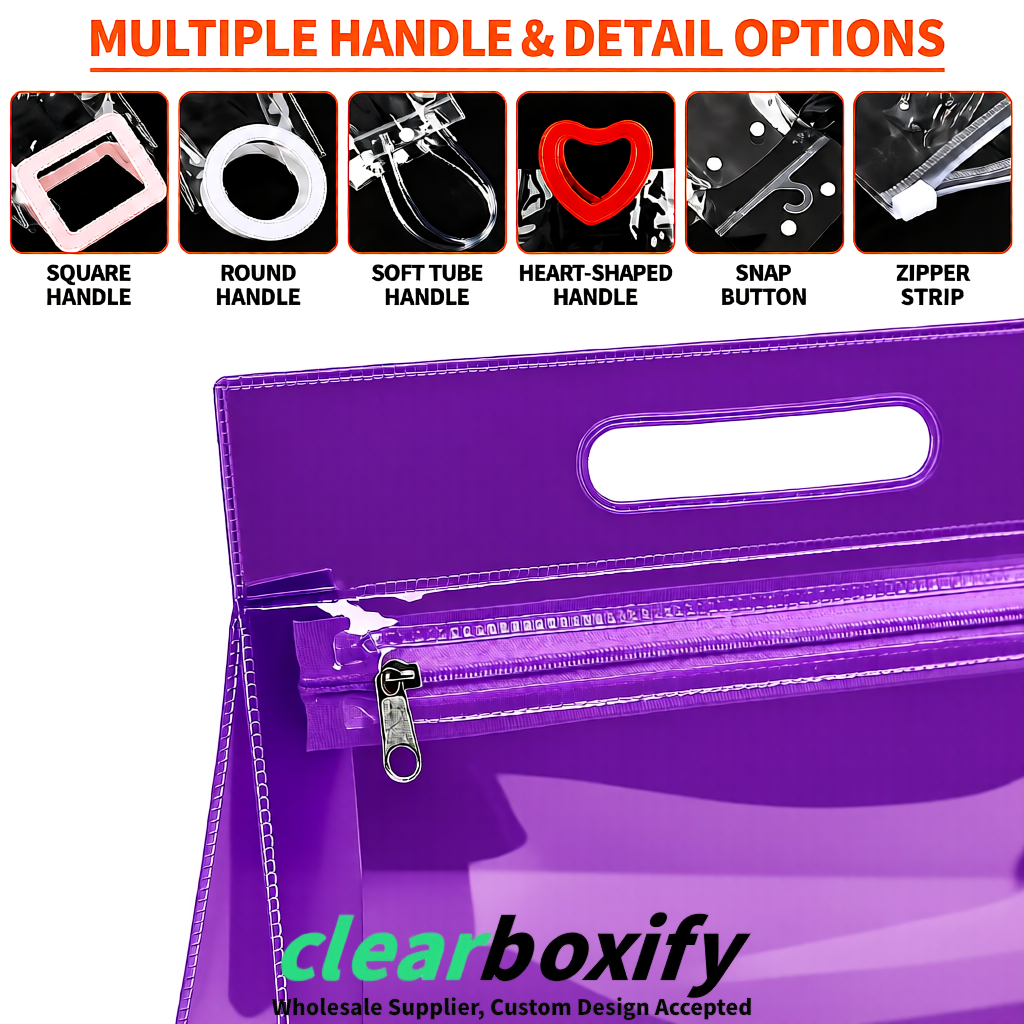 Plum EVA/PVC Cosmetic Bags | OEM/ODM Clear Zipper Makeup Pouches Plum EVA/PVC Cosmetic Bags | OEM/ODM Clear Zipper Makeup Pouches