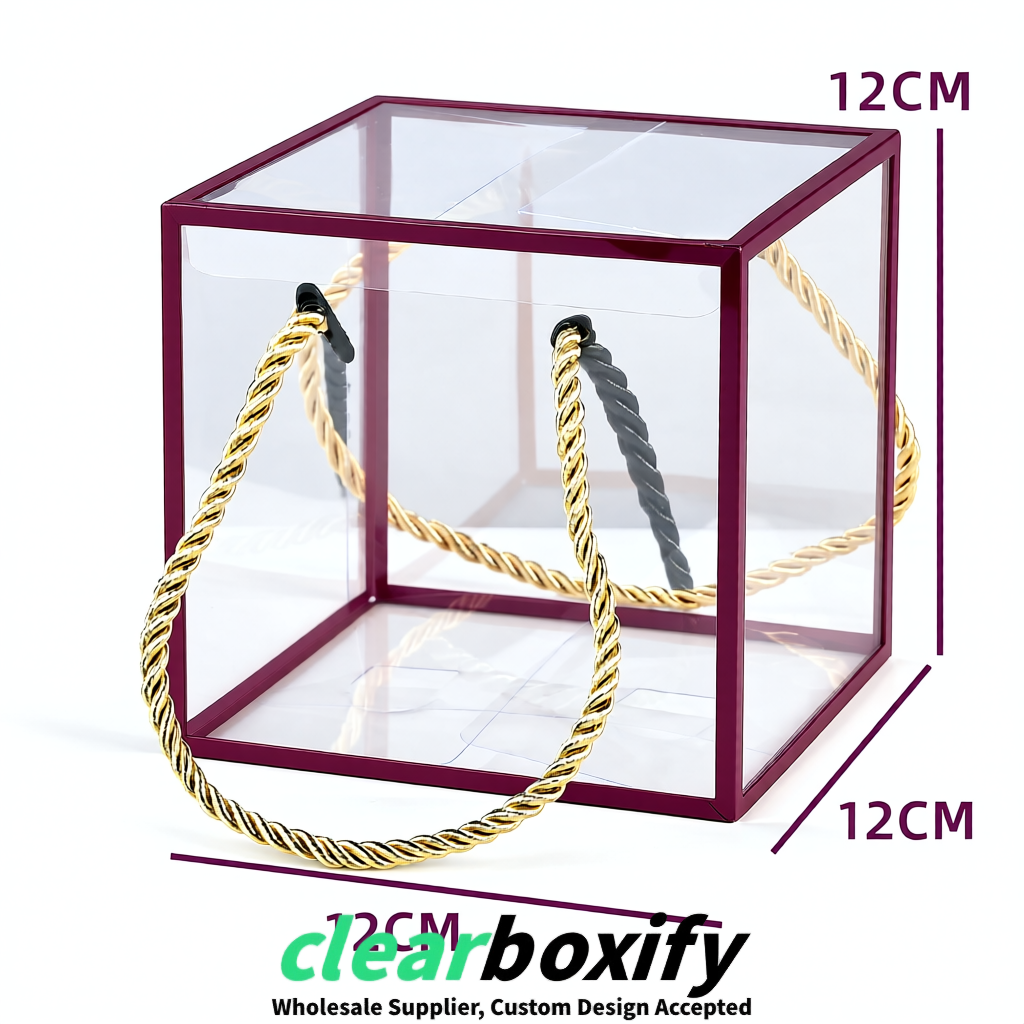 Plum Private Label Clear PVC, PP, PET Tote Bags & Handbags Wholesale