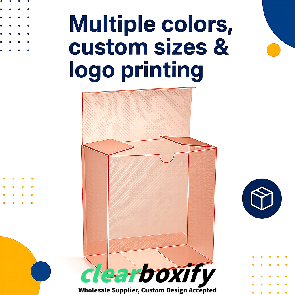 Rose Gold Matte PP Frosted & Diagonal Texture Boxes with Diagonal Texture