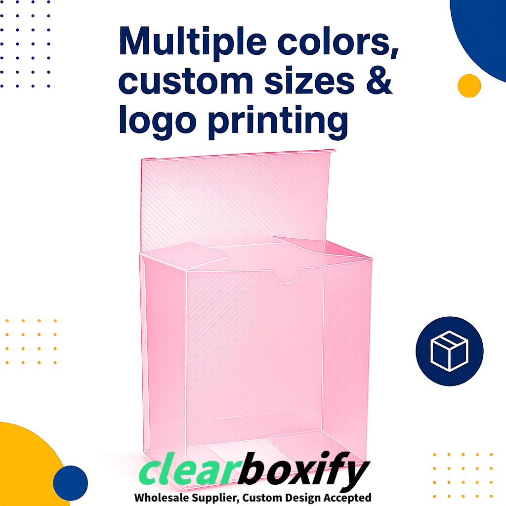 Rose Pink Matte PP Frosted & Diagonal Texture Boxes with Diagonal Texture