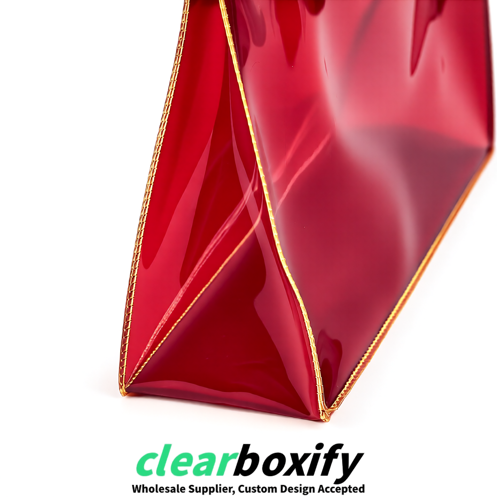 Scarlet EVA/PVC Cosmetic Bags | OEM/ODM Clear Zipper Makeup Pouches