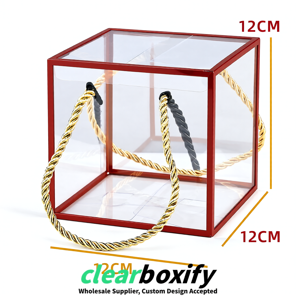 Scarlet Private Label Clear PVC, PP, PET Tote Bags & Handbags Wholesale