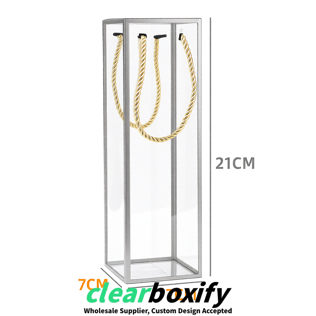 Silver Private Label Clear PVC, PP, PET Tote Bags & Handbags Wholesale Silver Private Label Clear PVC, PP, PET Tote Bags & Handbags Wholesale