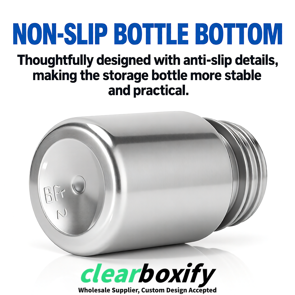 80ml Silver Plastic Supplement Bottle for Capsules & Pills, TCM & Softgels