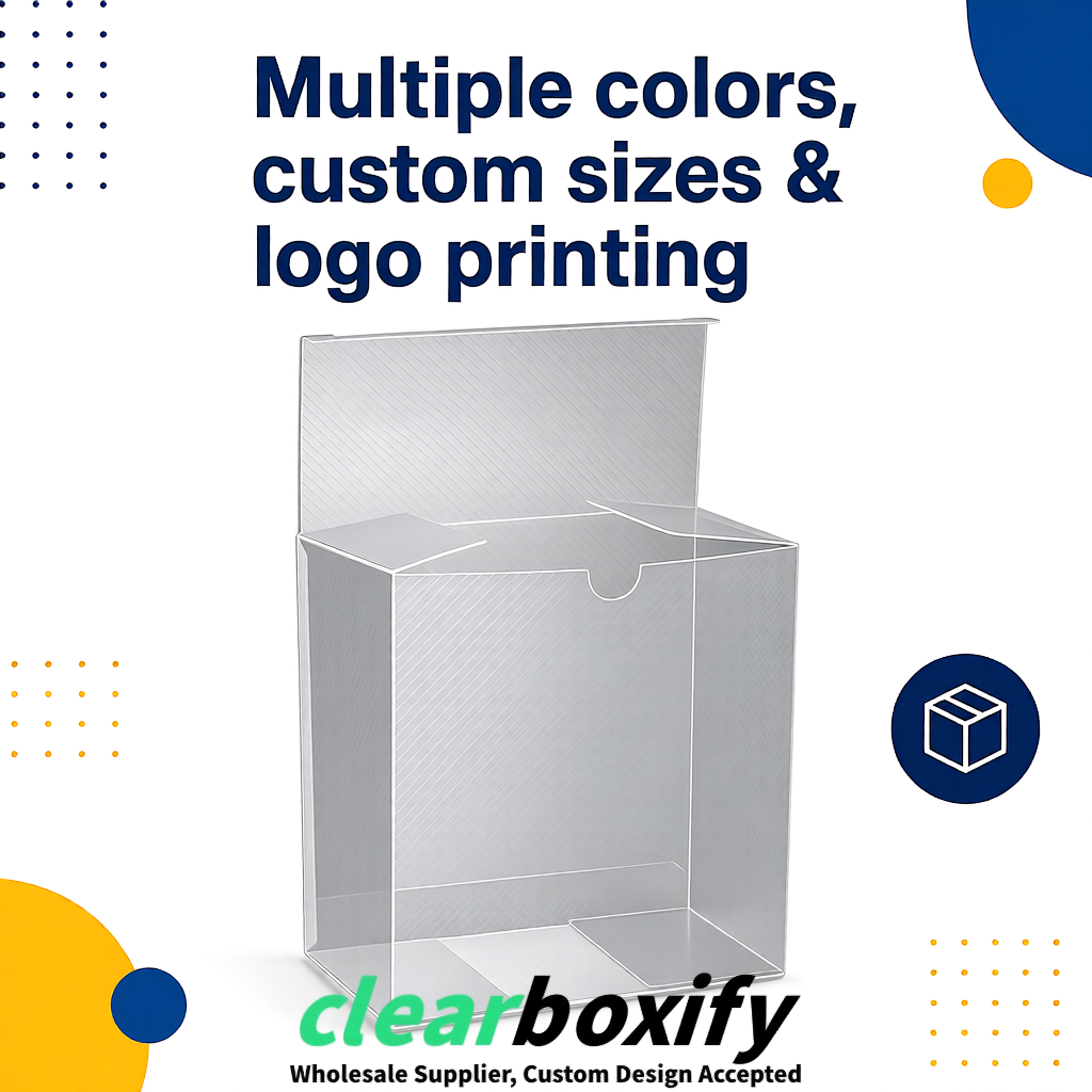 Silver Matte PP Frosted & Diagonal Texture Boxes with Diagonal Texture