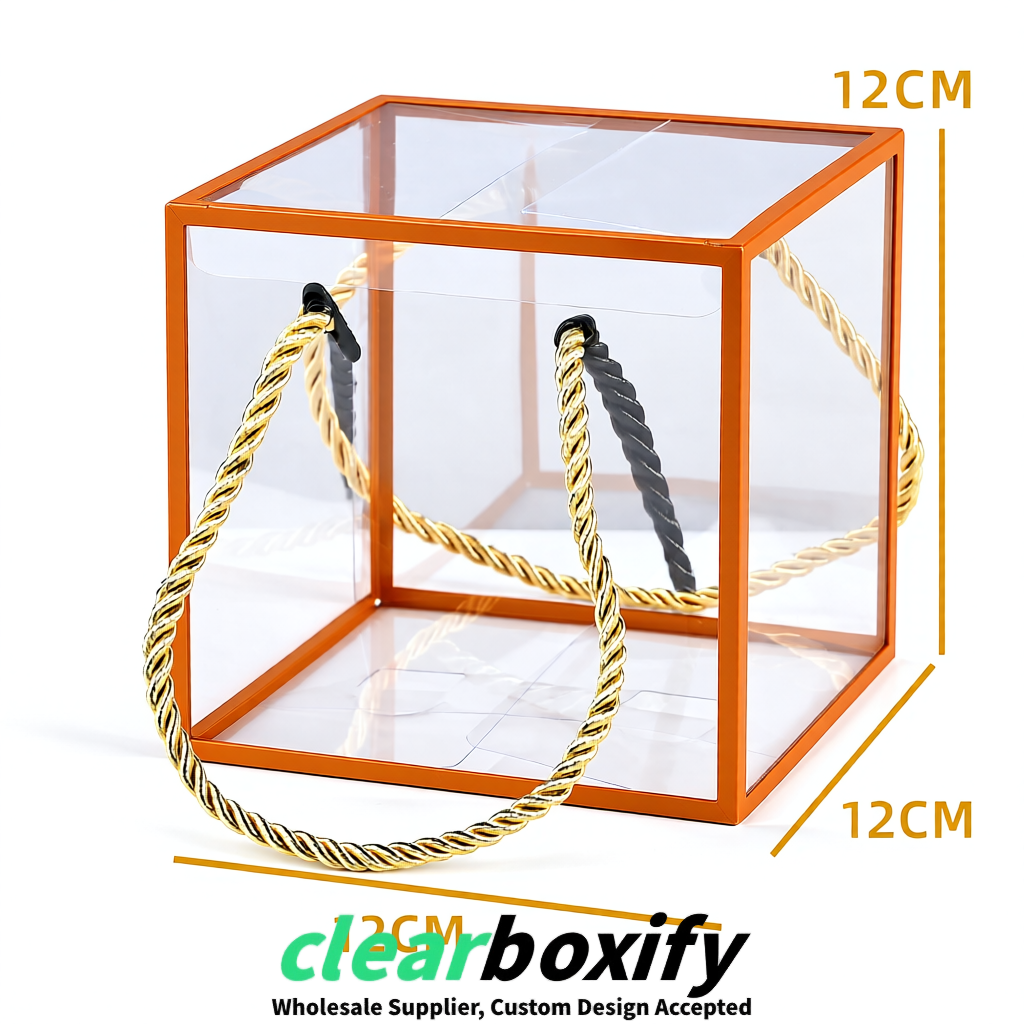 Tangerine Private Label Clear PVC, PP, PET Tote Bags & Handbags Wholesale