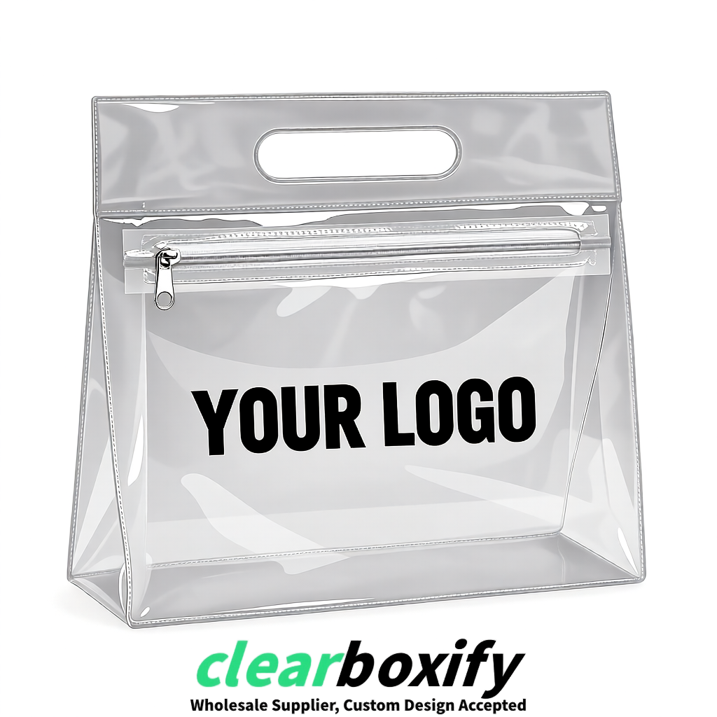 Transparent EVA/PVC Cosmetic Bags | OEM/ODM Clear Zipper Makeup Pouches