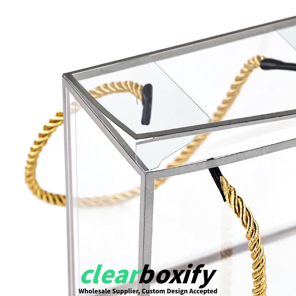 Transparent Private Label Clear PVC, PP, PET Tote Bags & Handbags Wholesale