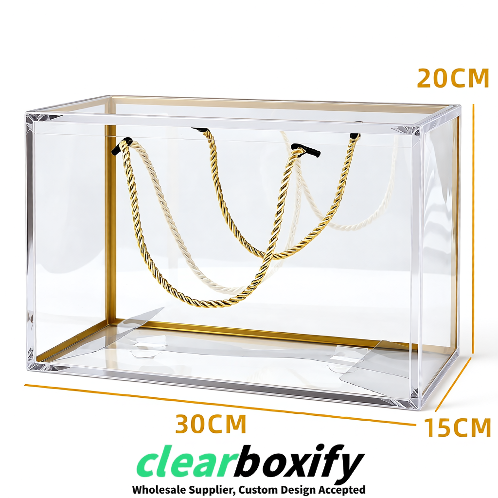 Transparent Private Label Clear PVC, PP, PET Tote Bags & Handbags Wholesale