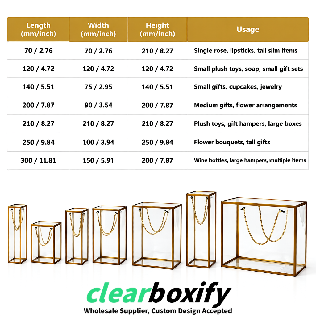 Umber Private Label Clear PVC, PP, PET Tote Bags & Handbags Wholesale