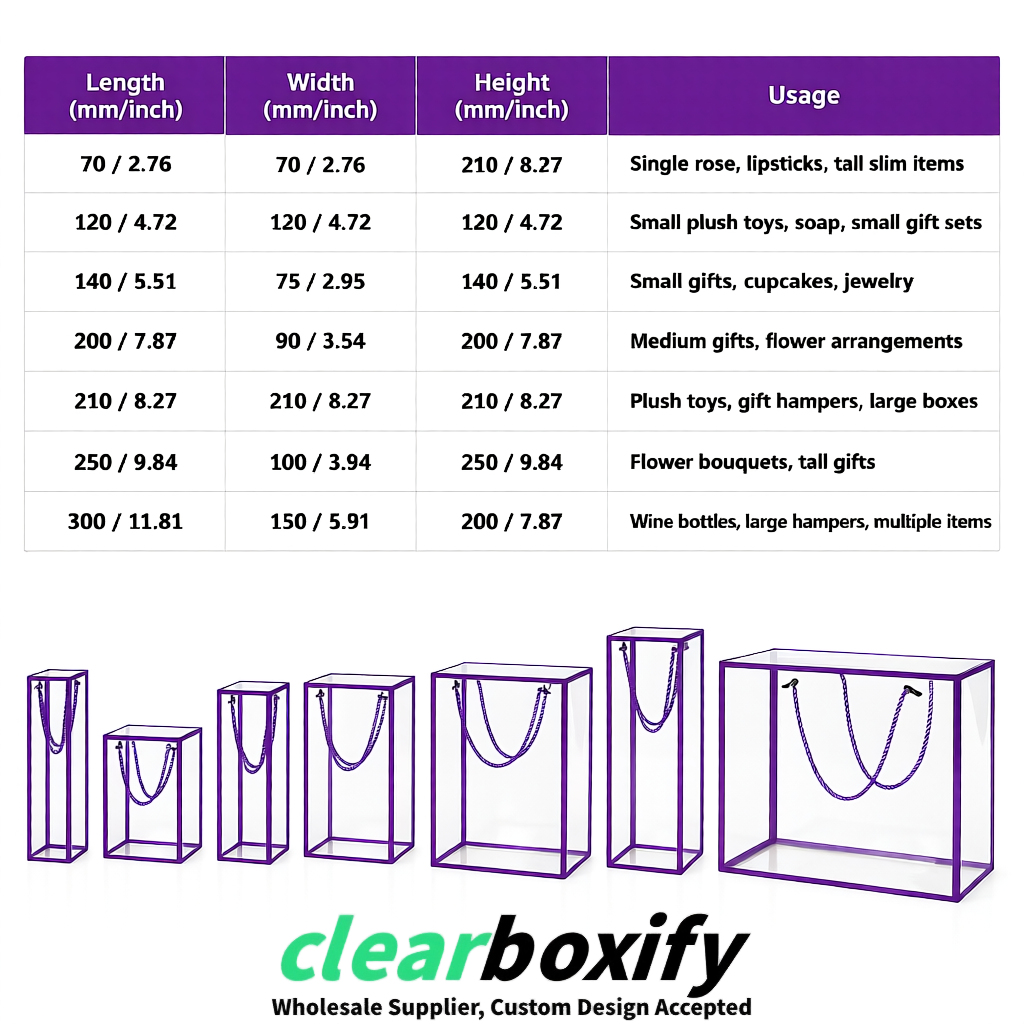 Violet Private Label Clear PVC, PP, PET Tote Bags & Handbags Wholesale Violet Private Label Clear PVC, PP, PET Tote Bags & Handbags Wholesale