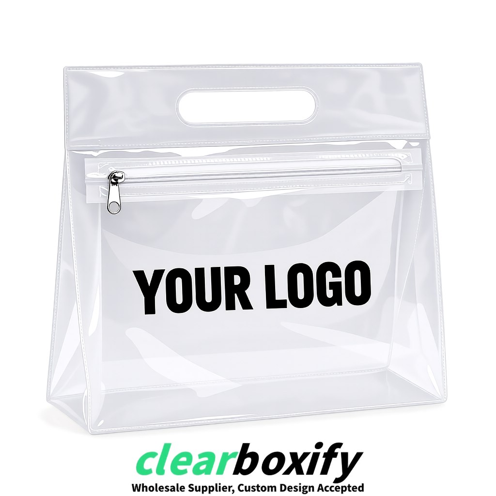 White EVA/PVC Cosmetic Bags | OEM/ODM Clear Zipper Makeup Pouches