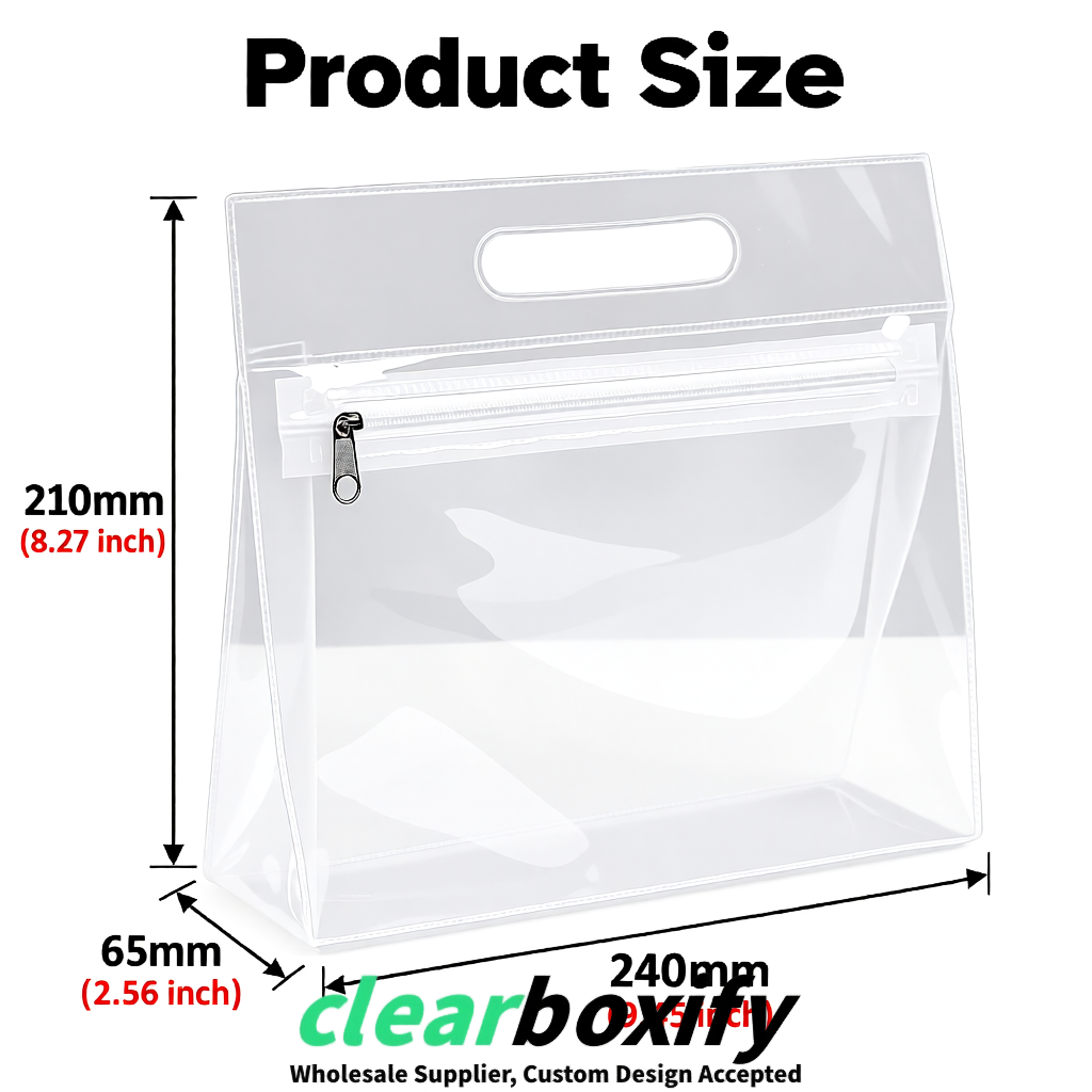 White EVA/PVC Cosmetic Bags | OEM/ODM Clear Zipper Makeup Pouches
