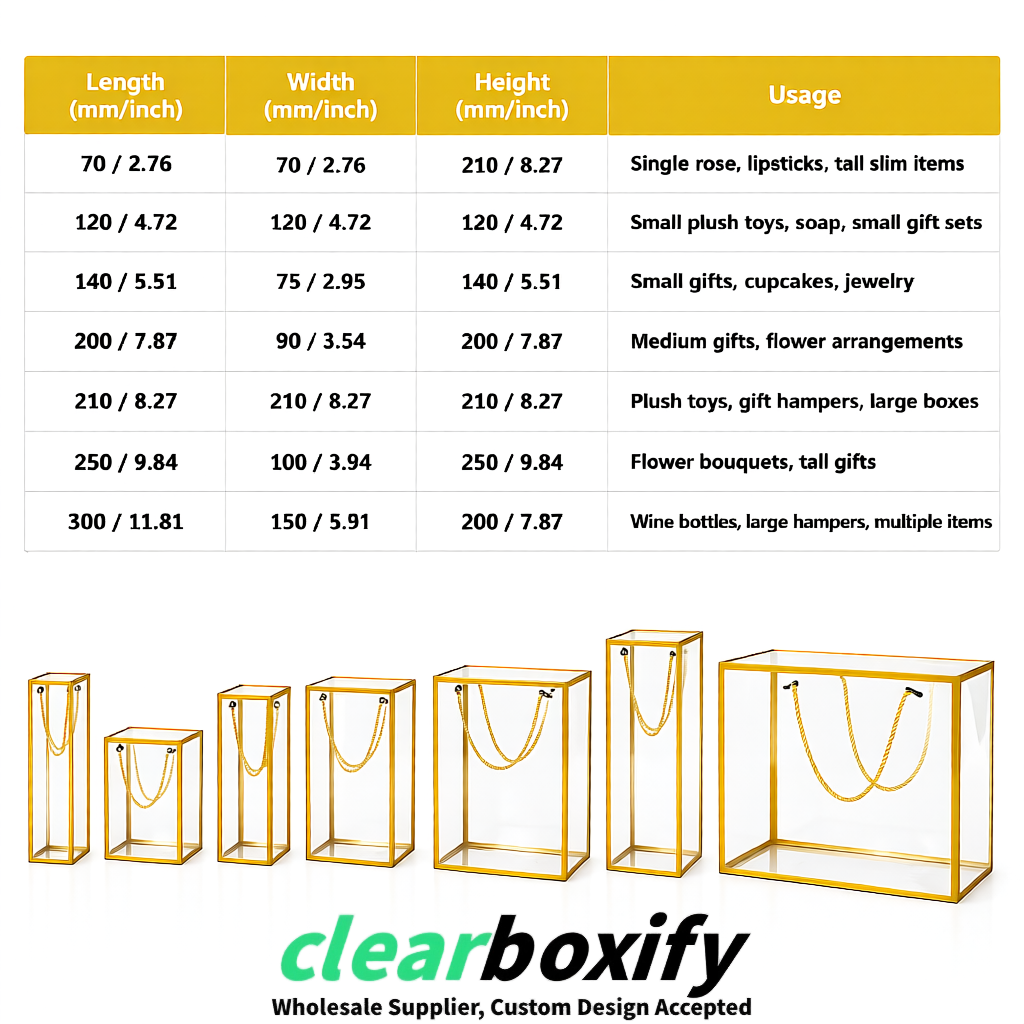 Yellow Private Label Clear PVC, PP, PET Tote Bags & Handbags Wholesale