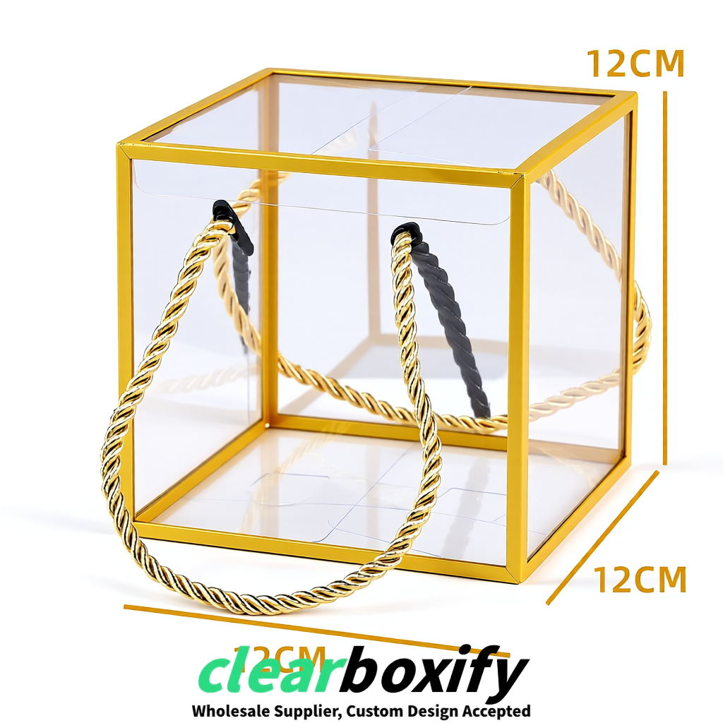 Yellow Private Label Clear PVC, PP, PET Tote Bags & Handbags Wholesale